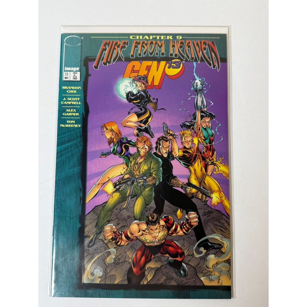 Gen 13 11 Image Comics 1996 J Scott Campbell Fire From Heaven Chapter 9